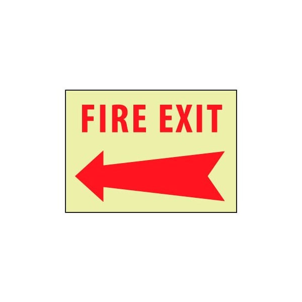 Glow Sign Vinyl - Left Arrow